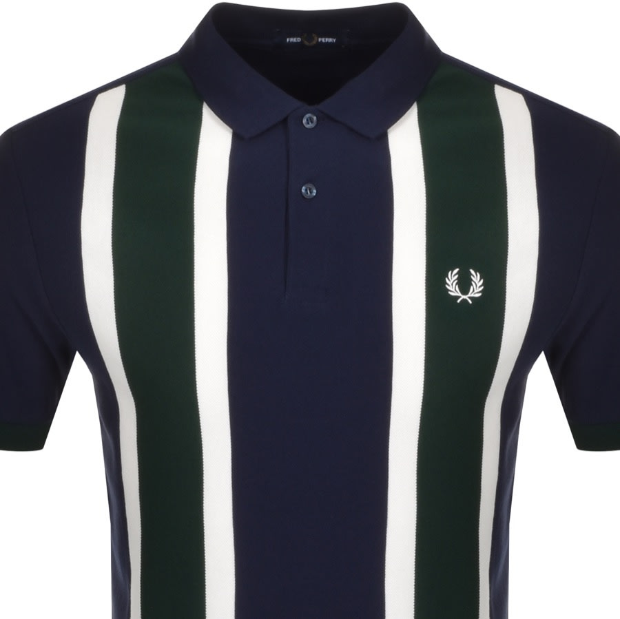 Alternative Image for ProductFred Perry Short Sleeve Polo T Shirt Blue2